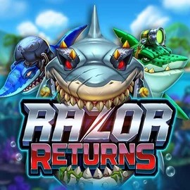 Razor Returns logo – Slots by Push Gaming at Slotlair Casino