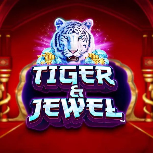 Tiger and Jewel slot logo by Greentube at Slotlair Casino
